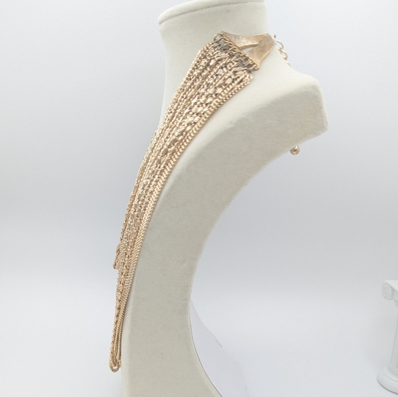 Vintage ART Statement Multi Chain Two Piece Set - Picture 3 of 12